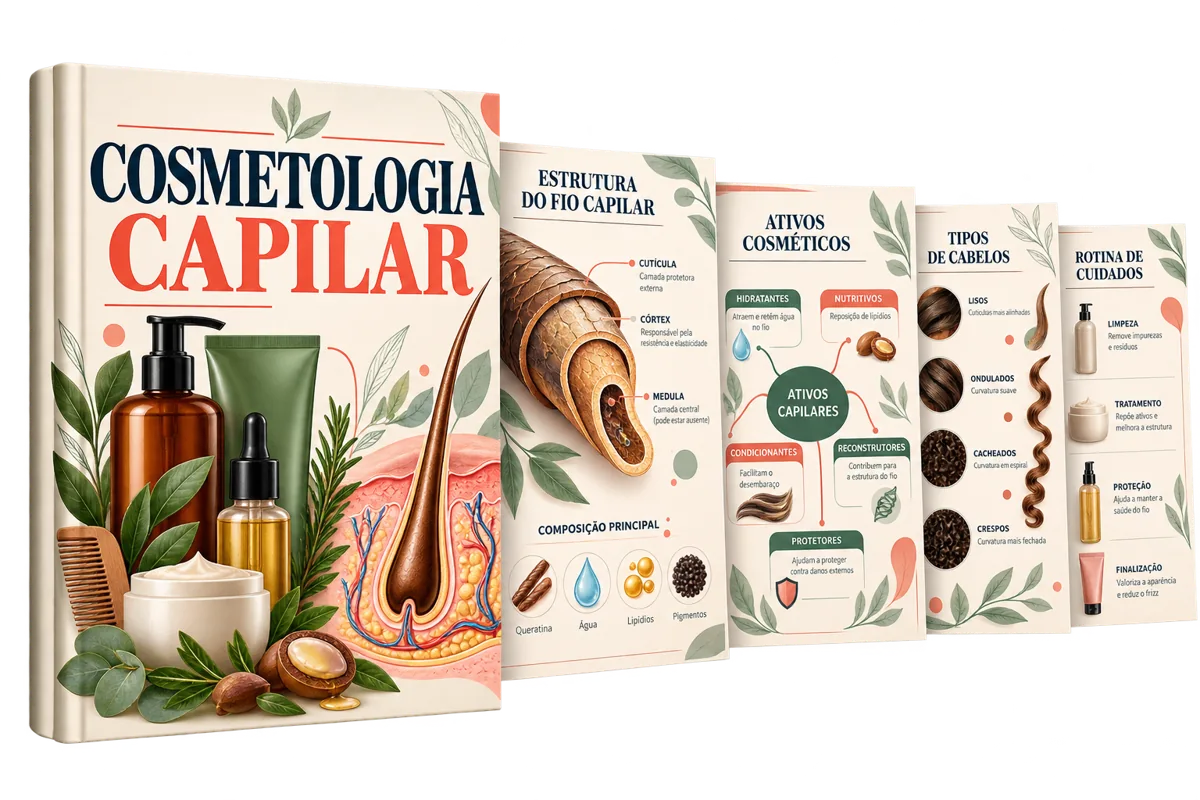 30 mapas sobre ativos e cosméticos usados na saúde capilar.